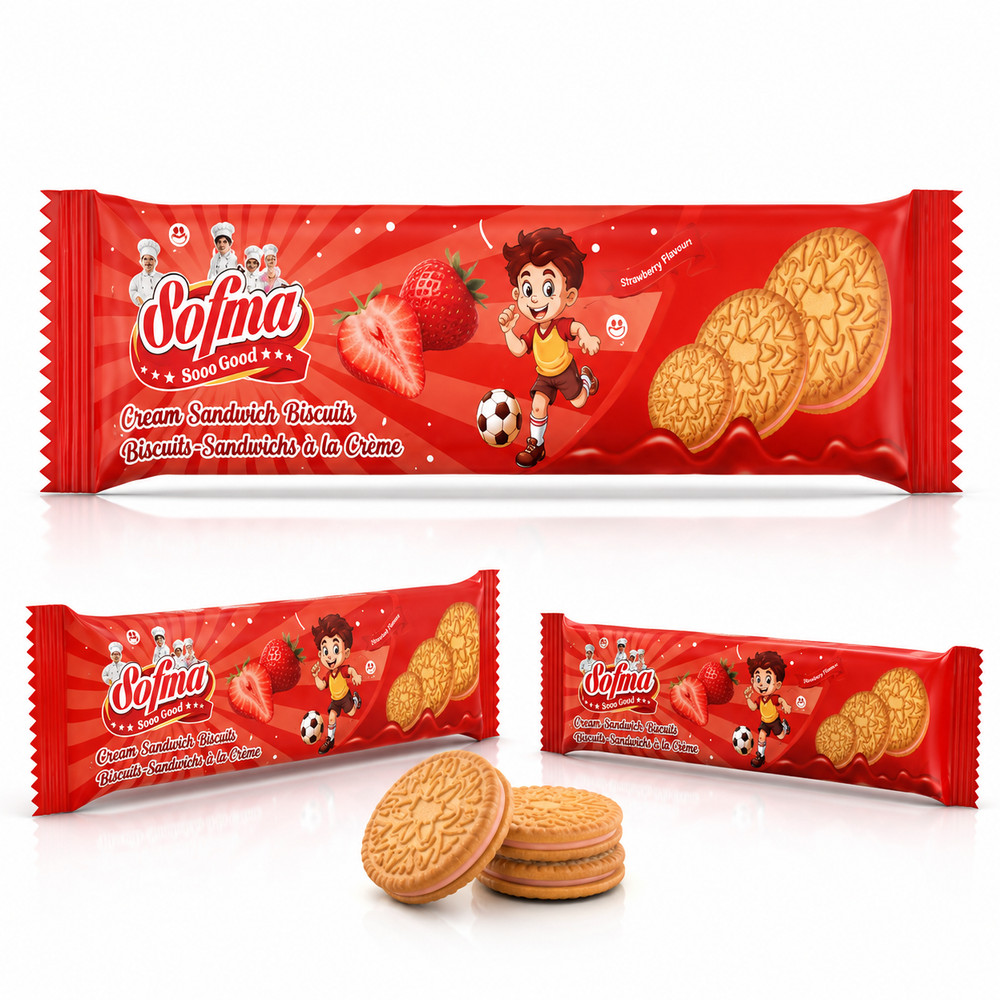 Sofma Cream Sandwich Biscuits view 2