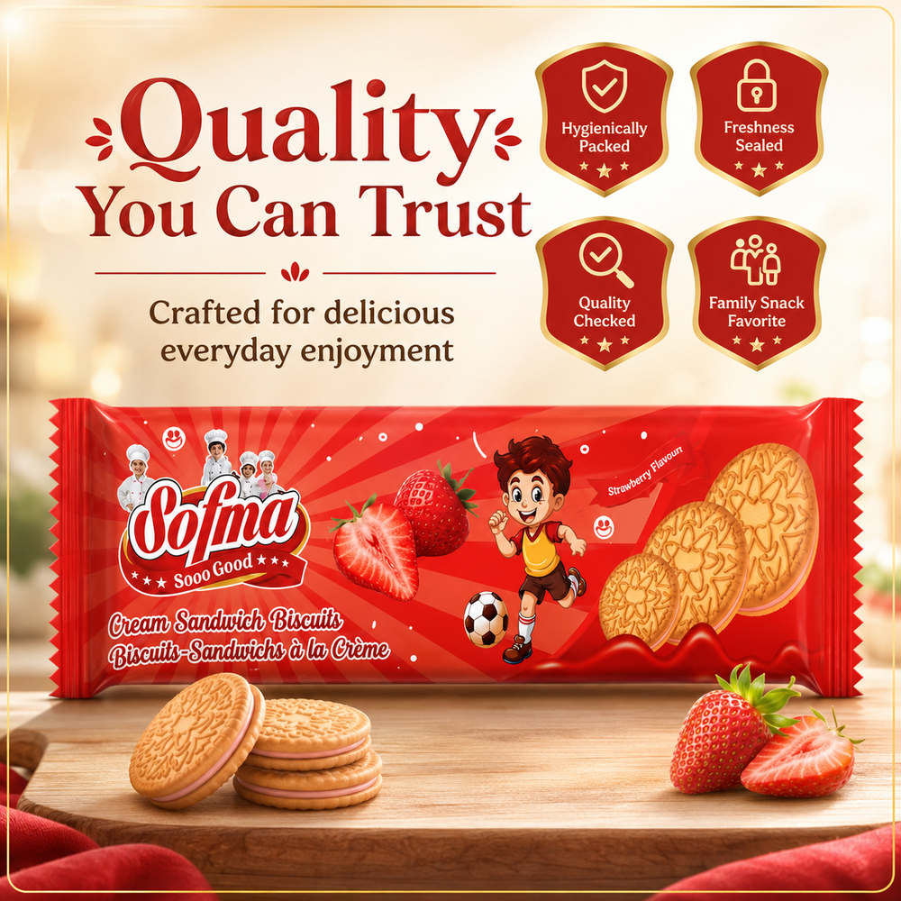 Sofma Cream Sandwich Biscuits view 8