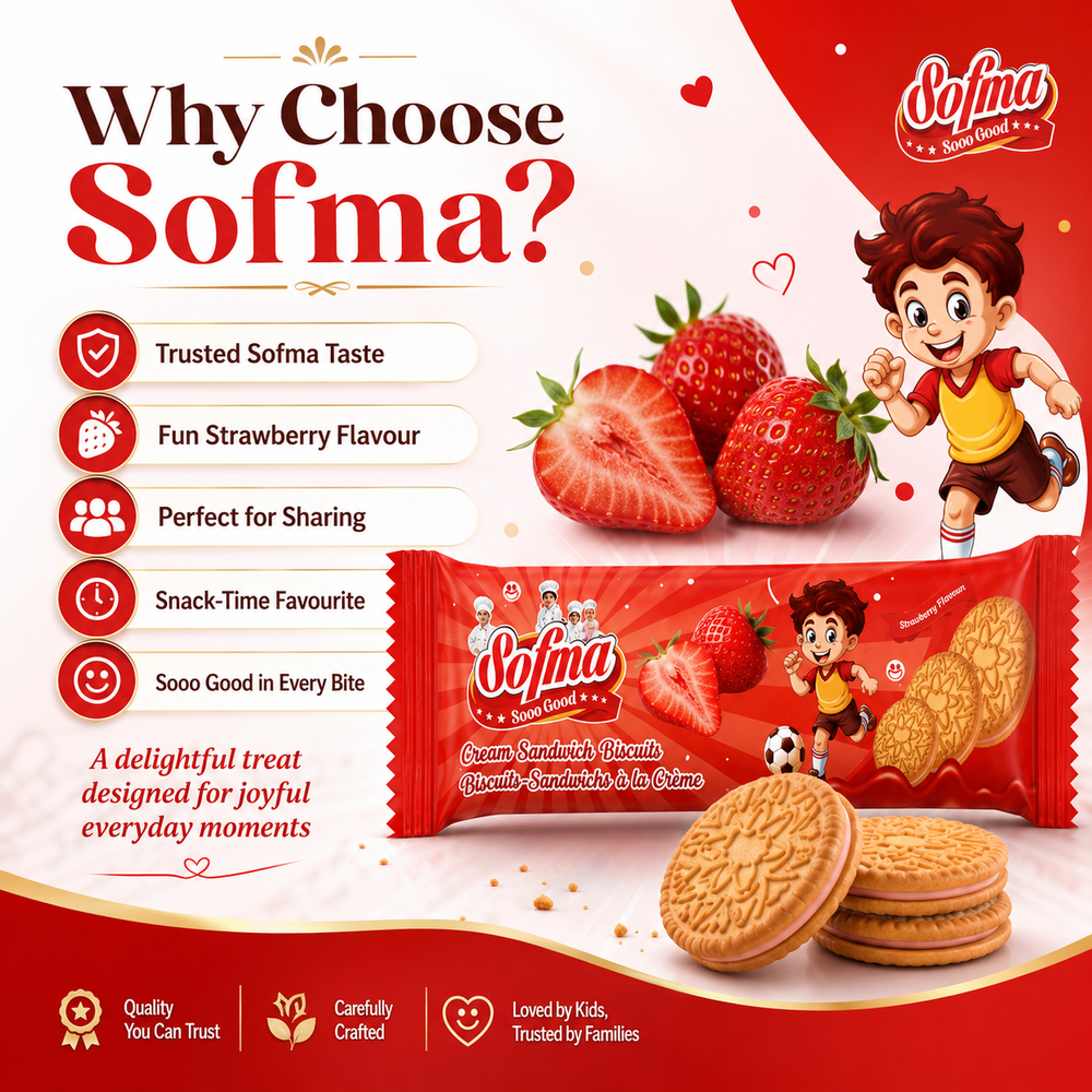 Sofma Cream Sandwich Biscuits view 10