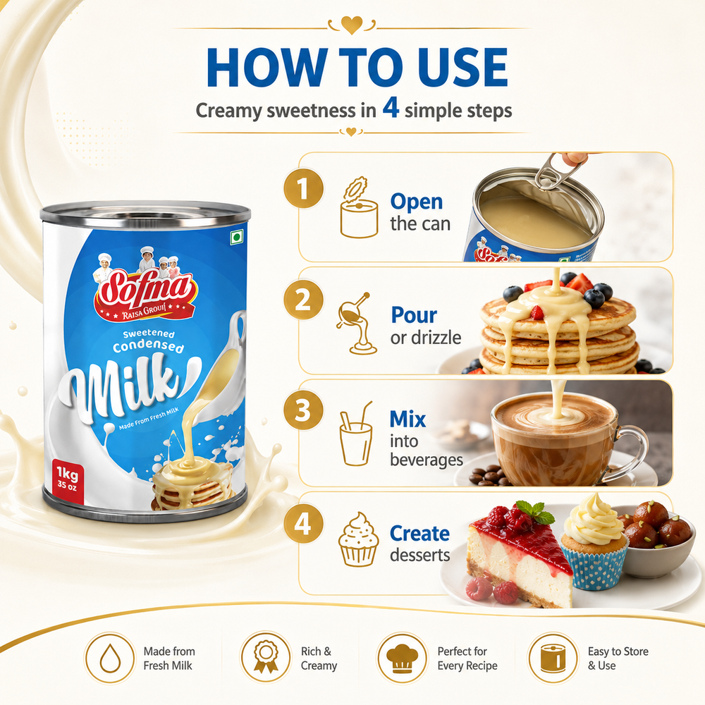 Sofma Sweetened Condensed Milk view 5