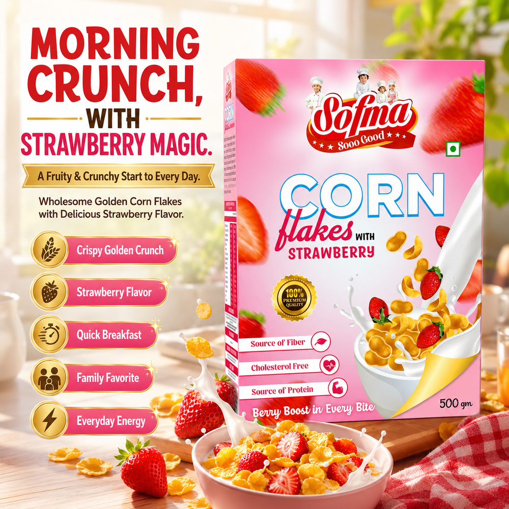 Sofma Corn Flakes Strawberry view 2