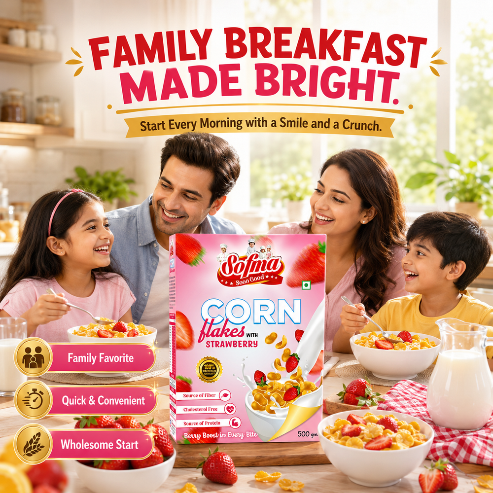 Sofma Corn Flakes Strawberry view 4