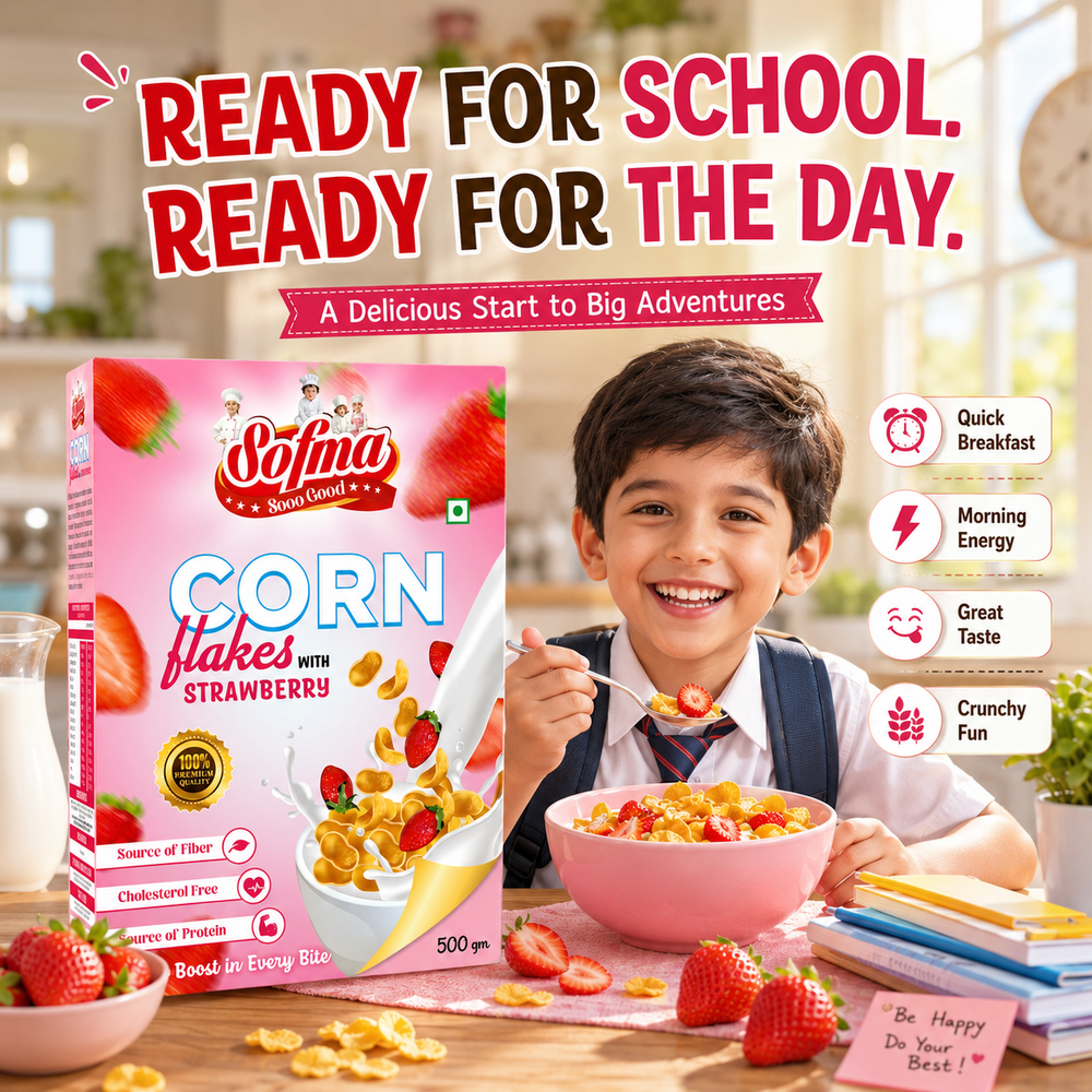 Sofma Corn Flakes Strawberry view 5