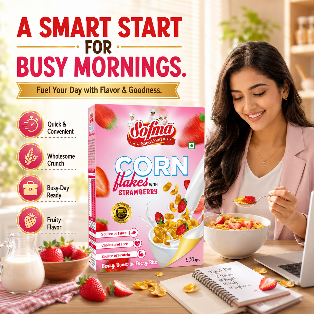 Sofma Corn Flakes Strawberry view 9